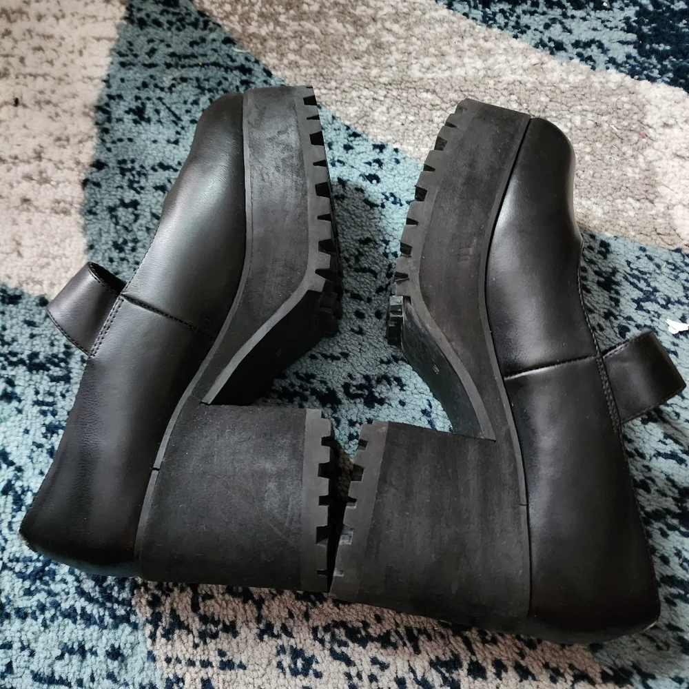 Current Mood Y2K size 9M platform Mary Janes sandals shoes Goth Punk
